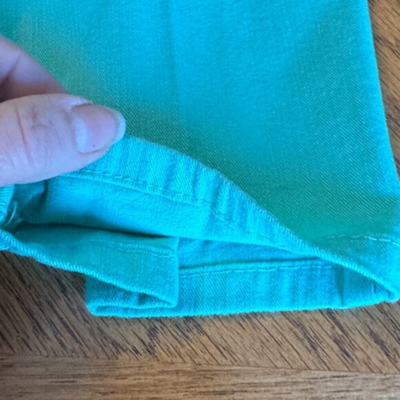 Style & Co. Straight Slim Leg Tummy Control Jeans, mint green, 12 Petite! - Picture 3 of 6